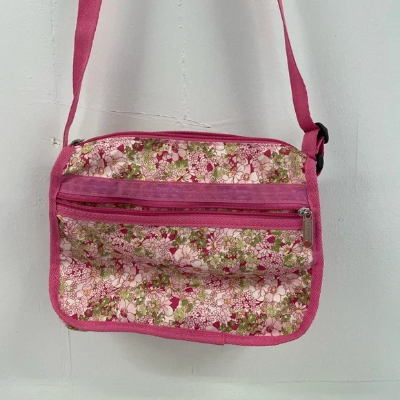 LeSportSac Floral Multi-Way Crossbody Shoulder Bag - Picture 7 of 8